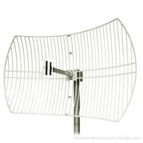 2.4GHz 24dBi High-gain Wi-Fi Outdoor Grid Parabolic Antenna with WLAN System Wireless AP/Adapter
